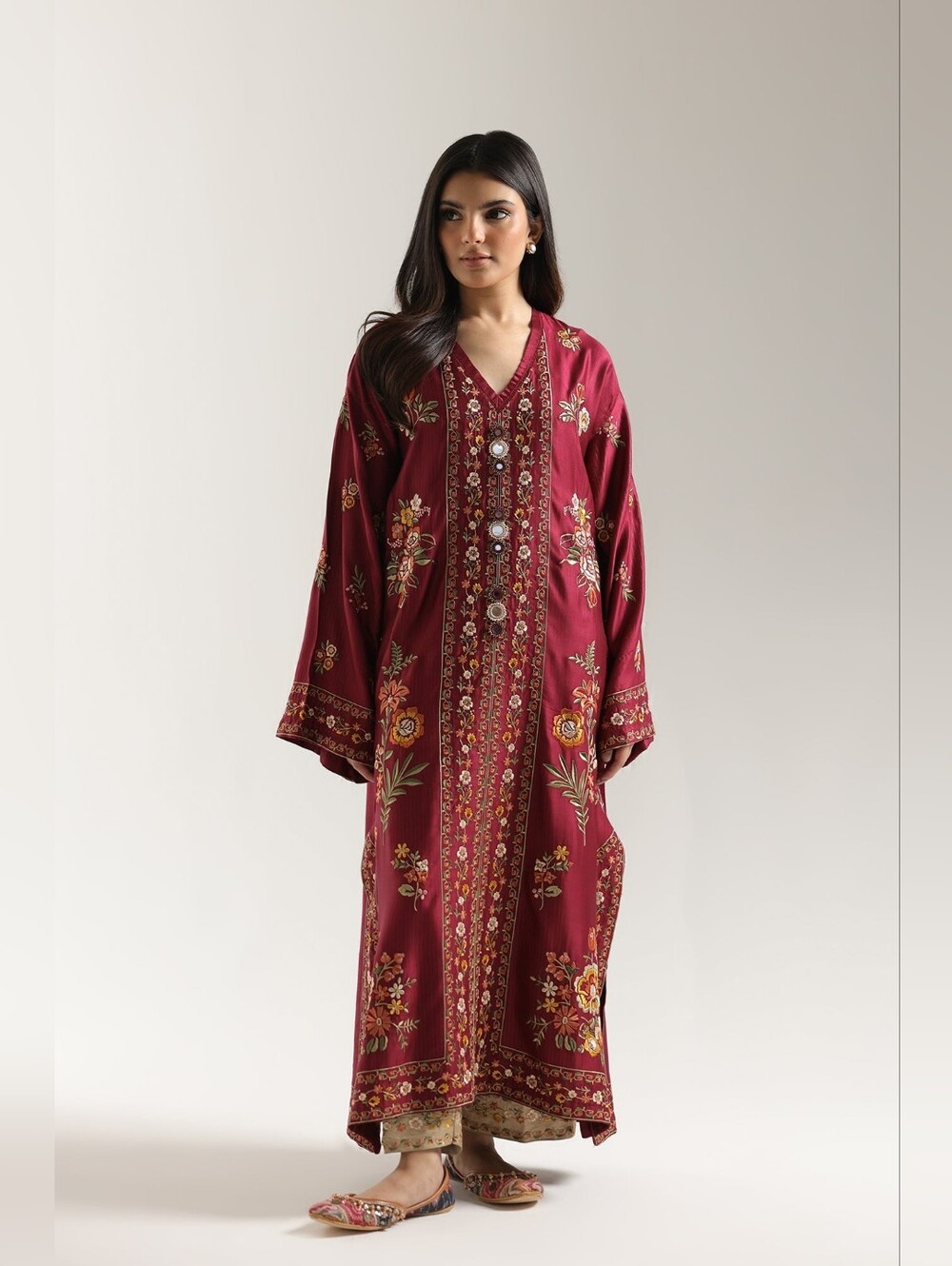 Ethnc Luxury Embroidered Suit